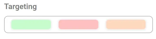 search terms targeting
